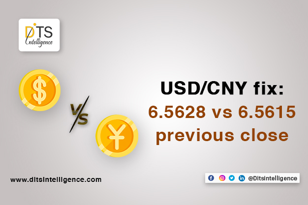 USD/CNY fix: 6.5628 vs. 6.5615 previous close