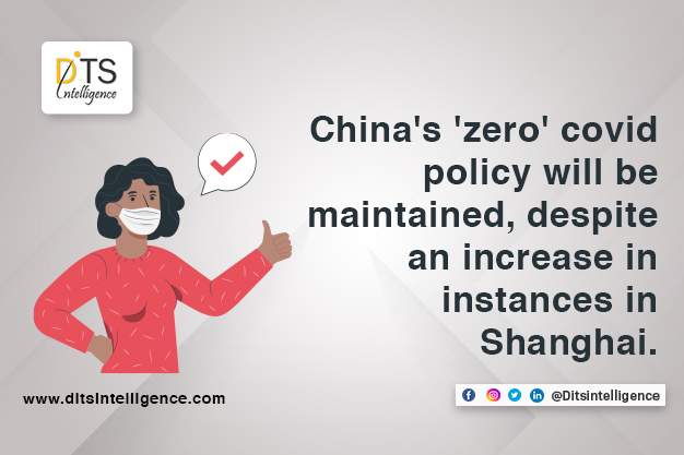 China's 'zero' covid policy will be maintained, despite an increase in instances in Shanghai.