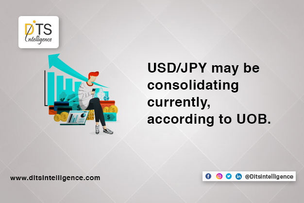 USD/JPY may be consolidating currently, according to UOB.