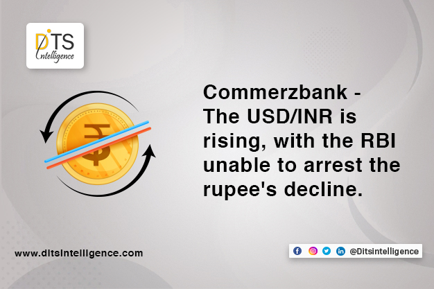 8.	Commerzbank - The USD/INR is rising, with the RBI unable to arrest the rupee's decline